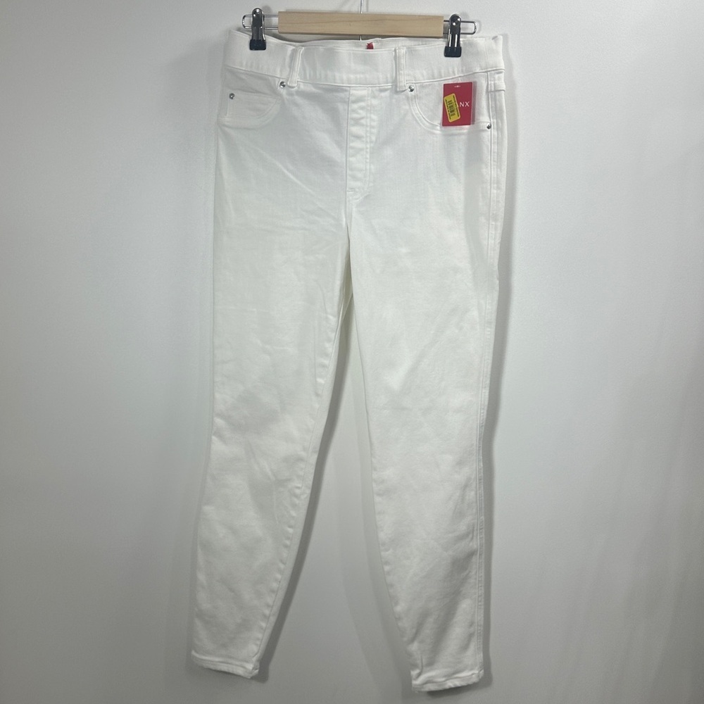 SPANX White Skinny Jeans size large.NWT